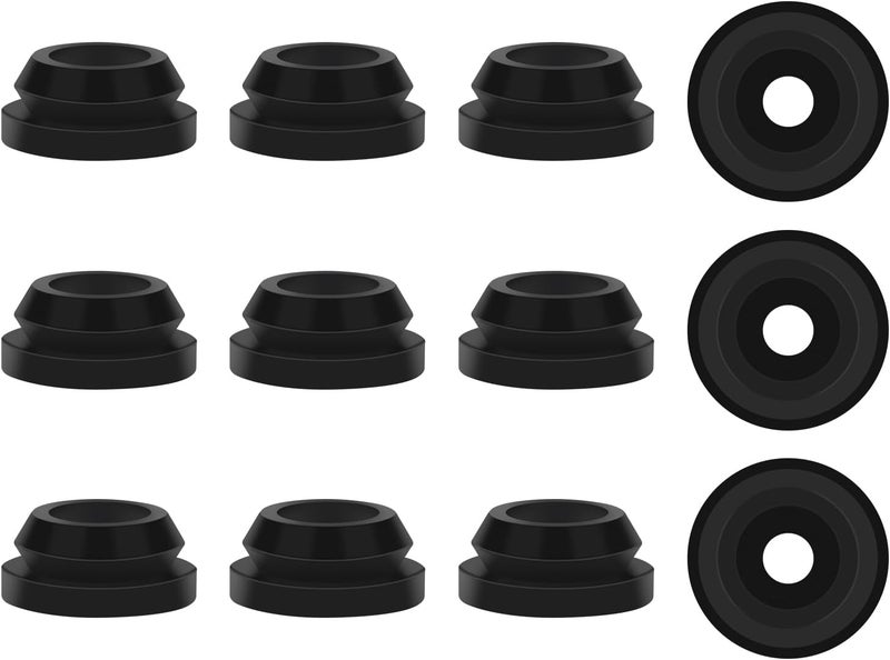 OXDFK 12 PCS RV Stove Top Grommets, Rubber RV Stove Top Grommets Kit for Magic Chef and for Atwood Stove Grates, Camper Stove Cover, for RV Camper Trailer Kitchen Use, Protect Stove from Scratches - Image 1